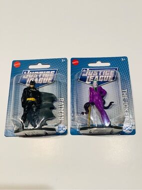 Mattel Justice League Batman & Joker Micro Figure Set Hero & the Villain